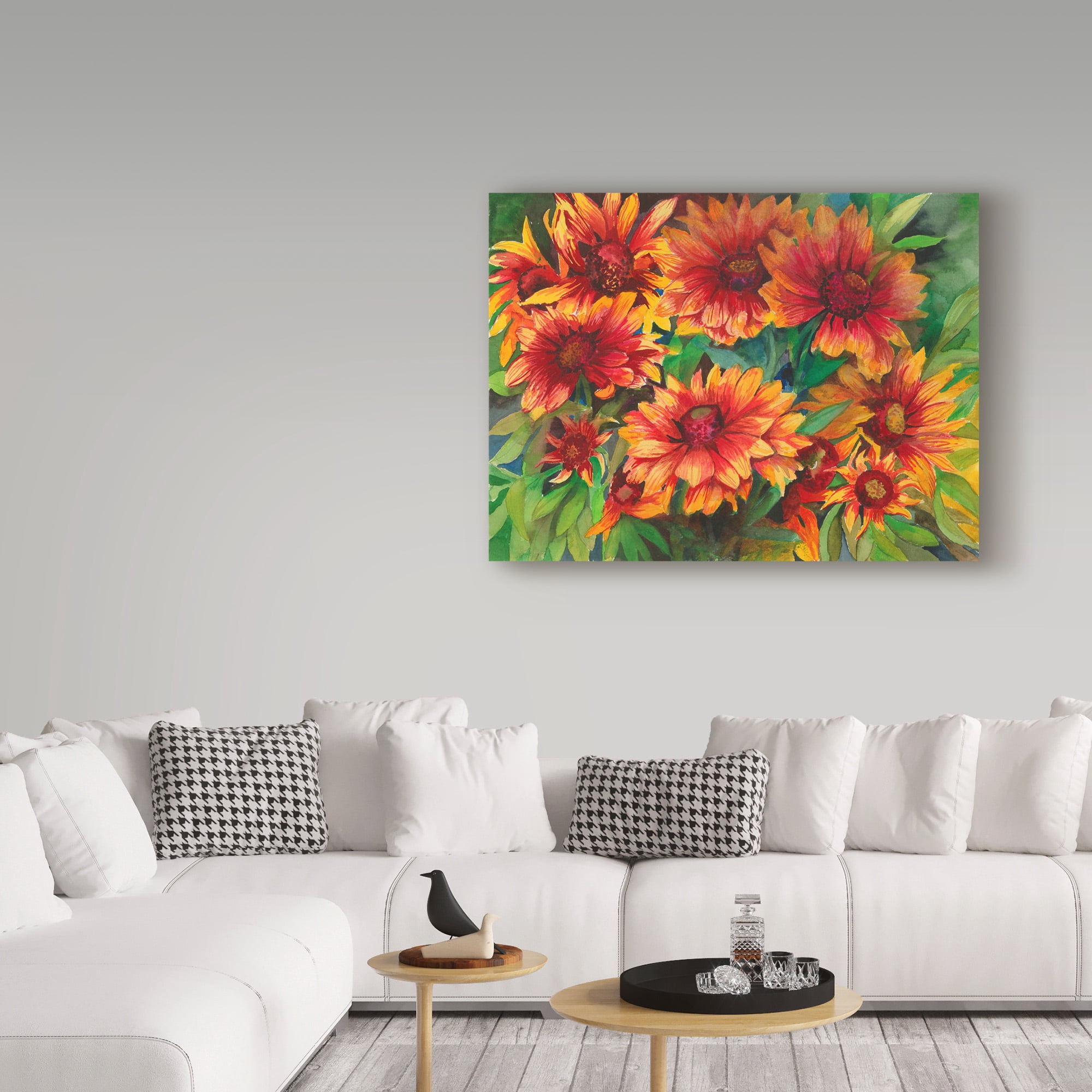 Trademark Fine Art 'Red Hots' Canvas Art by Joanne Porter