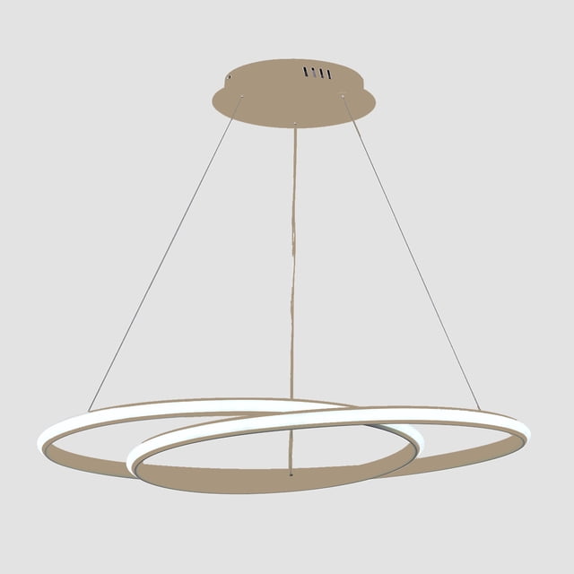 Lámpara RINGS Tipo Candil Colgante Led Dorada Luxica Lighting 6127 G