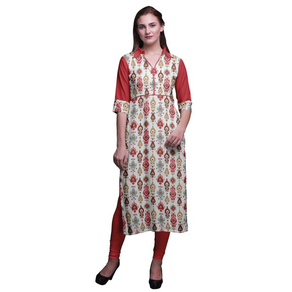Bimba Rayon Straight Tunic Tops Women Printed Kurta Summer Wear LadiesÃ‚Â&nbsp;Kurti