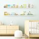 thumbnail image 3 of Juego de 4 estantes para libros infantiles Fixwal Floating de 32 pulgadas, color blanco, 3 of 7
