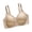 Khaki, variant on Wireless Bras for Women No Underwire Seamless Full Coverage Comfort Push Up Bra V Neck Tshirt Bras, 38B/C-44B/C