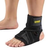 Best Breathable Adjustable Compression Foot Drop Ankle Brace Support Stabilizer - Deluxe Foot Support Ankle Stabilizer - Foot Support Protector and Stabilizer - Fits Either Left and Right Foot