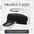 thumbnail image 5 of Chauffeur Hat for Men Women, Classic Vintage Captain Hat Newsboy Cap Costume Hats, 5 of 5