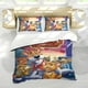 thumbnail image 5 of Oliver y Compañía Conjunto de sábanas temático, trío de piezas, cómodo y amigable con la piel, diseño único, regalo de decoración para el hogar para familiares, amigos y fans,140cm *210cm, 5 of 6