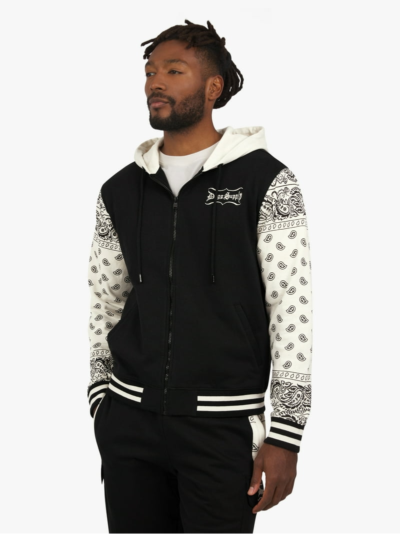 Dogg Supply Varsity Zip Hoodie Sweatshirt, Men's Sizes XS-5XL