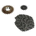 thumbnail image 4 of Cadena de eslabones 114, piñón de 22 dientes 410 22T, piñón de 13 dientes 410 13T, juego de piñones de cadena para scooters, bicicletas y motocicletas., 4 of 14