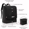 thumbnail image 4 of Momcozy Bolsa de Viaje para Coche de Bebé - Compatible con Avión, Transporte Mano y Espalda, Impermeable, Ajuste Universal para Marcas Carriola (56x44x25 cm), 4 of 7