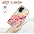 thumbnail image 6 of CASEFIV for Samsung S20 Plus/S20+ Case,Marble Heavy Duty Shockproof Full Body Protective Phone Covers for Women Girls,Rose Gold, 6 of 7