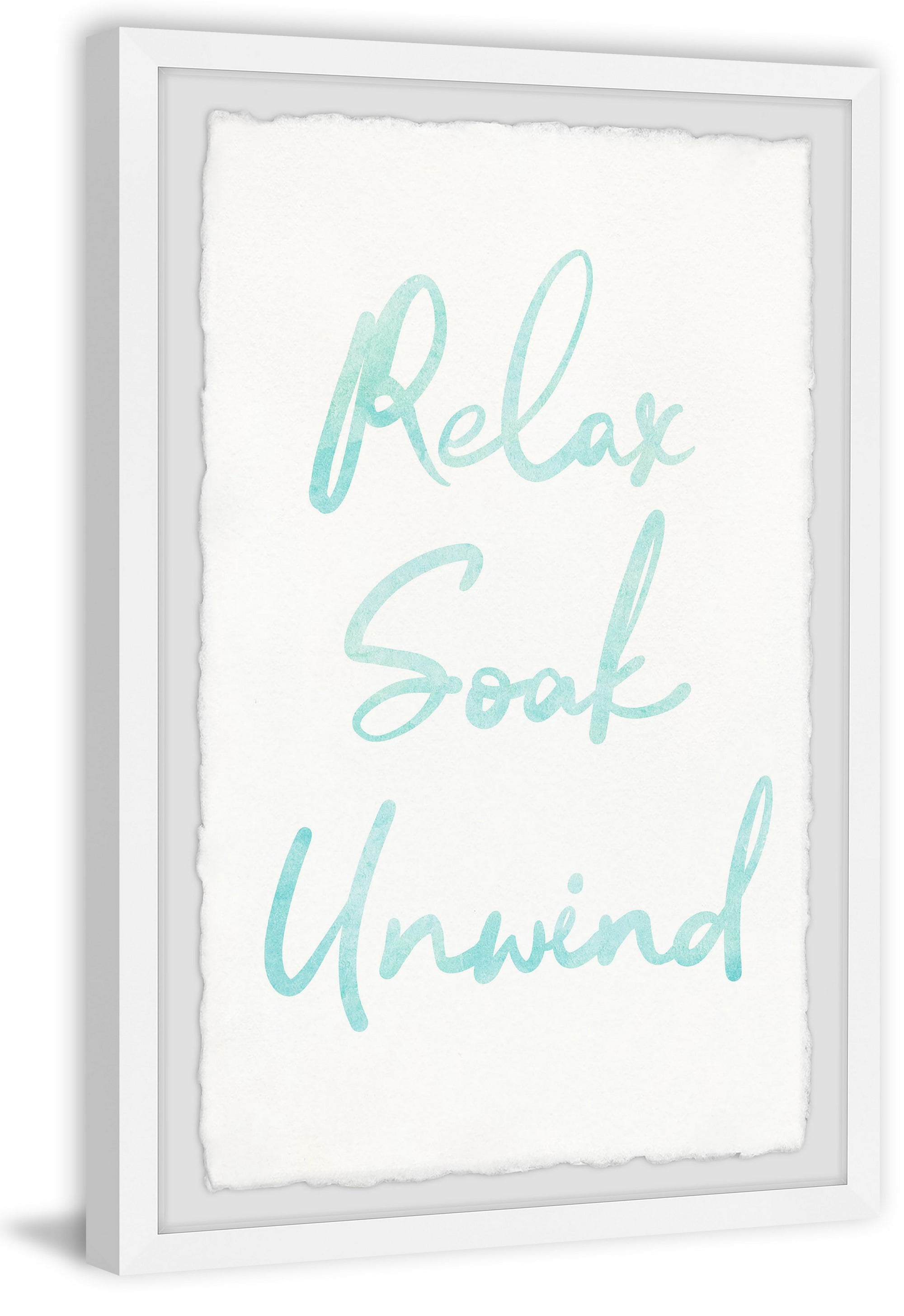 Marmont Hill Unwind Rules Framed Wall Art, 16" x 24"