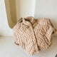 thumbnail image 4 of 2025 nuevo abrigo de invierno de estilo coreano para niños, Chaqueta de algodón acolchada gruesa, prendas de vestir cálidas para niños pequeños con estampado bonito para Otoño Invierno, 4 of 6