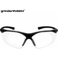 thumbnail image 3 of Grinderpunch Full Lens Magnification Safety Glasses Readers Impact Resistant Diopter Magnifying Reading Glasses - Clear, 2.00, 3 of 5