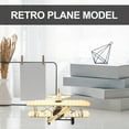 thumbnail image 3 of OULII 1Pack Airplane Keepsake Golden Airplane Model for Cafe Decor 11.5X7.3X3.9in, 3 of 8