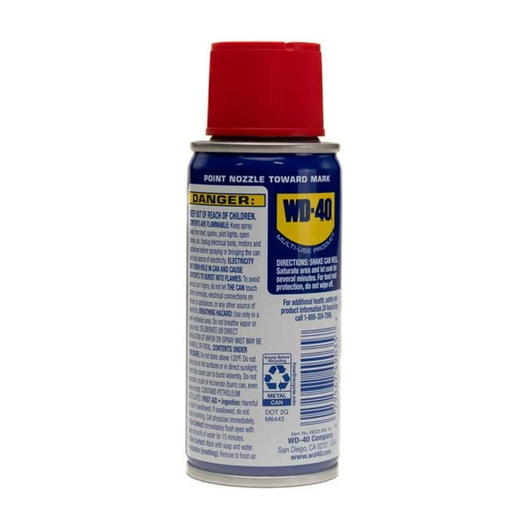 WD-40 Multi-Use Product 2.75 oz, drives out moisture, lubricates