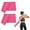 pink, variant on BESTSKY 2Pcs Stretch Bands for Exercise,59.06"*5.91"*0.14" Long-Term Support Resistance Band,0.31Lb Tpe Bandas De Resistencia Para Hacer Ejercicio,Green