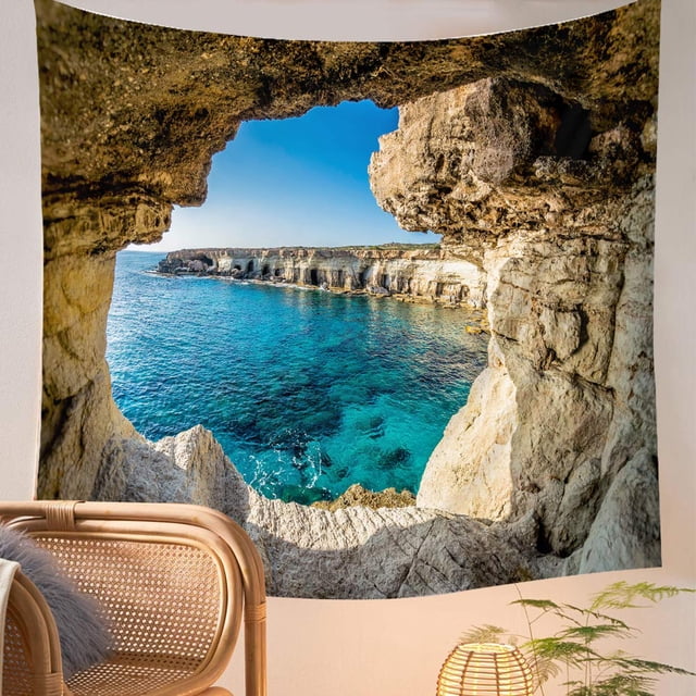 Tapiz de Pared "Llamazing Forest" 152x130 cm Vista al Mar
