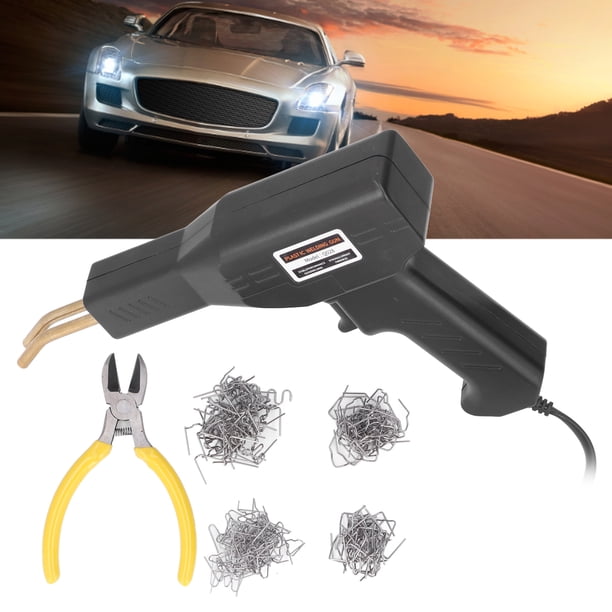 AQTZGOS Car Bumper Repair Kit – Plastic Welding Machine With 50W Power, 110V Thermal Stapler For Cracked Bumpers, Fenders & More (Red)