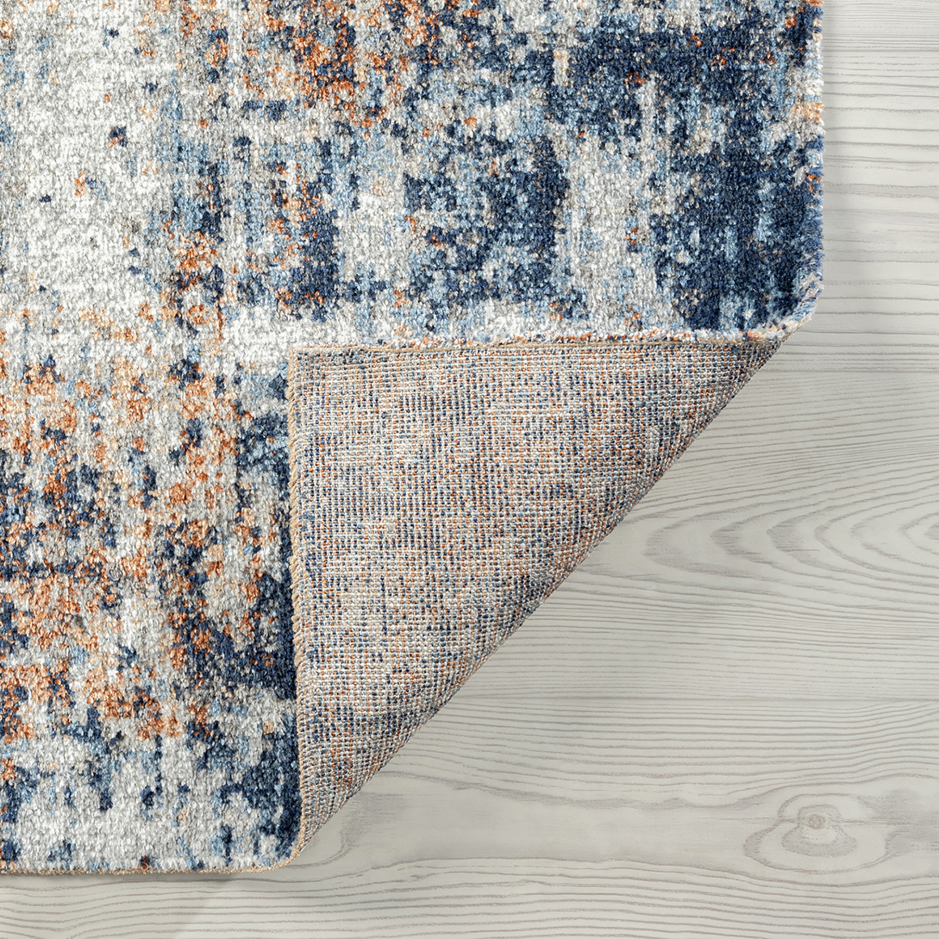 Contemporary 5x8 Area Rug (5'3'' x 7'3'') Abstract Multi, Multi Living Room Easy to Clean