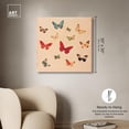 thumbnail image 4 of Butterfly Gentle Garden Canvas Print Fashion Floral Art by Art Remedy, Gallery Wrapped, 30 x 30, 4 of 6