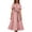 *Pink, variant on VBVC Women's Polka Dot Button Down Midi Dress , Ladies' Collared Short Sleeve Belted Swing Dress , Elegant Retro A-Line Flare Dresses For Women,Black,S-2XL