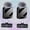 (2PCS)Black single, variant on 2-in-1 Wireless Lavalier Microphone Intelligent Noise Cancellation Omnidirectional Condenser Mic with Windshield for Live Stream Interview Recording