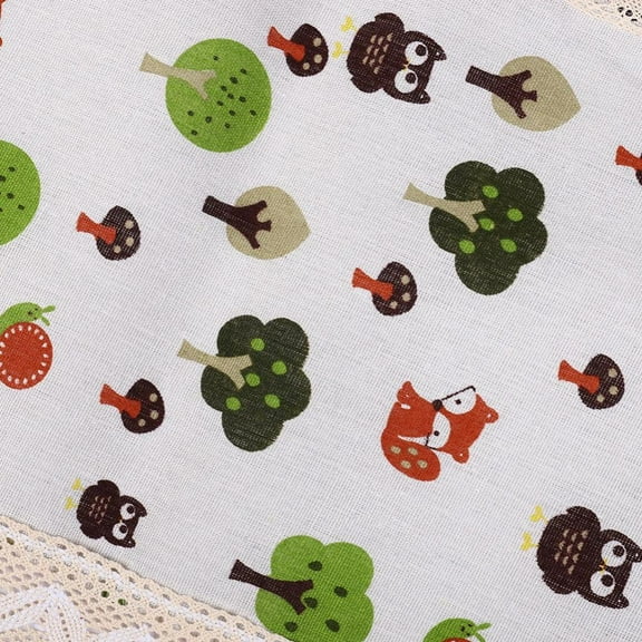 Crowdstage 39.3x13.7inches Decorative Kitchen Appliance Cover Microwave Oven Cover Dustproof Cotton Modern Simple Machine Protector