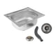 thumbnail image 5 of Fregadero de cocina de un solo tazón para empotrar, fregadero para lavar platos, lavabo profundo, accesorios de cocina, lavabo para baños, inodoros, 5 of 9