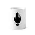 thumbnail image 1 of Gesture Black Outline Pattern Toothbrush Pen Holder Mug Cerac Stand Pencil Cup, 1 of 2