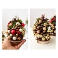 thumbnail image 6 of Handcrafted Mini Pinecone Christmas Tree Decor: Festive Tabletop Ornament!, 6 of 8