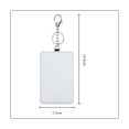 thumbnail image 3 of 10Pcs Colorant Sublimation Rectangle Transport Portable Titulaire de la Carte de Travail Porte-Clé Porte-Carte Imprimable, 3 of 8