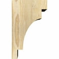 thumbnail image 3 of 6"W x 6"D x 10"H Mediterranean Rough Sawn Corbel, Douglas Fir, 3 of 9