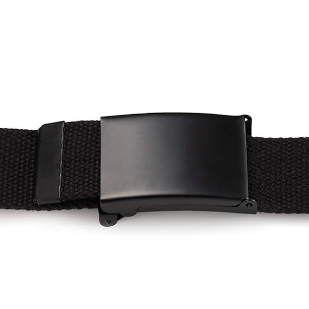 Cinturón Clásico 100cm Unisex Marrón De PU Con Hebilla Cuadrada Vintage