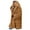 AA-Camel, variant on Womens Hooded Faux Fur Coat Mid Length Solid Color Plush Fluffy Jackets with Pocket Winter Long Sleeve Thickening Warm Open Front Outerwear, Gray, XXXXXL