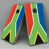 South Africa Flag Cornhole Board Vinyl Decal Wrap