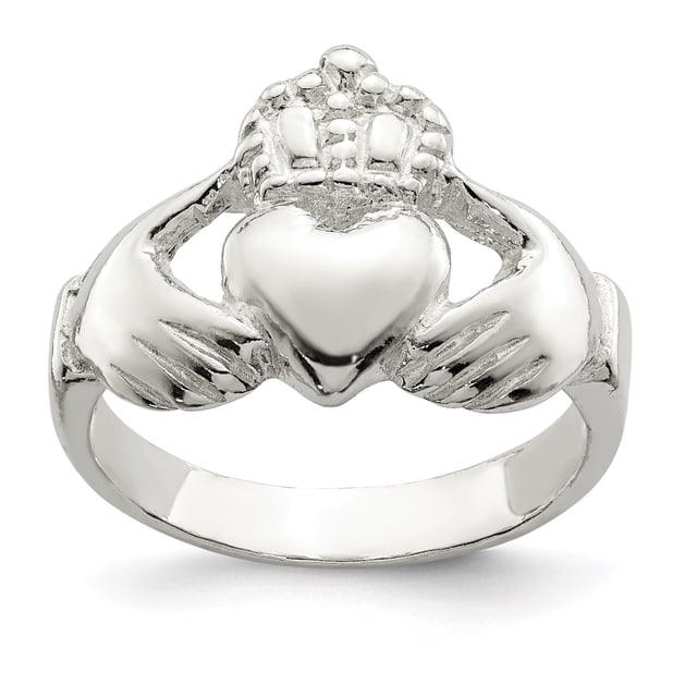 925 Sterling Silver Claddagh Ring Celtic
