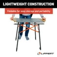 thumbnail image 2 of Lippert Components Table 2023053727 80 Pound Weight Capacity; Folding; Bamboo And Hammer Gray; With Carry Bag, 2 of 6