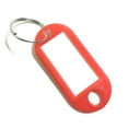 thumbnail image 2 of SagaSave 100 Pcs Key Labels Keychain Key ID Tag Name Tag Ring Keychain Plastic, 2 of 7