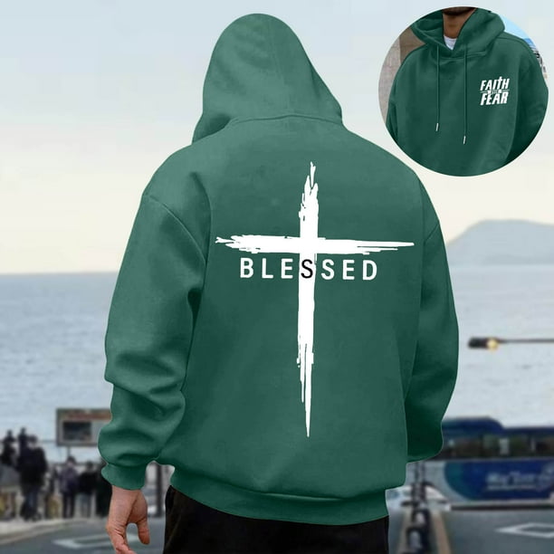 WILLBEST Sudadera con Capucha para Hombre, De Manga Larga, Informal, con Diseño Estampado para Uso Diario y Actividades Al Aire Libre, Cómoda Sudadera con Capucha para Otoño e Invierno. XXXGrande
