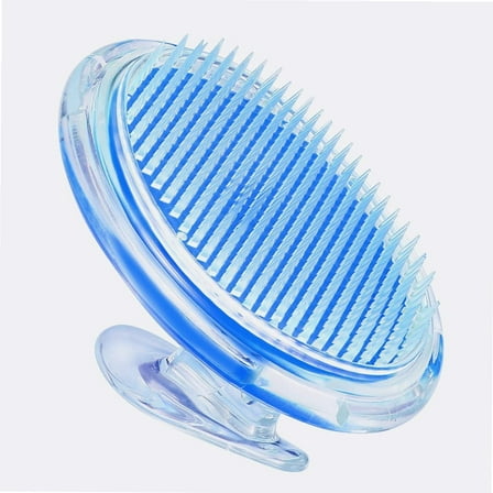 Exfoliating Brush for Ingrown Hair Treatment - To Treat and Prevent Bikini Bumps, Razor Bumps - Silky Smooth Skin Solution for Men and Women(Blue)