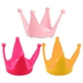 thumbnail image 1 of 3Pcs Pink Rubber Crown Helmet Decoration for Snowboard Helmet Decor Suction Cup, 1 of 8