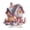 E, variant on Christmas House Snow Scene Decoration, 2D Flat Acrylic Hanging Decoration, Suitable for Festival Home Table Decor, 7.87x7.87 inch