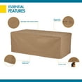 thumbnail image 3 of Duck Covers Essential Water-Resistant 47 Inch Rectangular Coffee Table Cover, 3 of 7