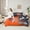 Orange Navy, variant on Feelyou Boys Sports Twin Bedding Sets 7pcs, American Football Bedding Comforter Set, Rugby City Dallas Sheet Sets, Gray Navy Blue Room Decor