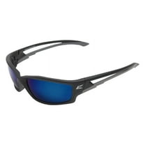 Edge Eyewear Kazbek Polarized Safety Glasses Blue Lens Black Frame 1 pc.