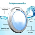 thumbnail image 2 of 2 Lámparas LED Sumergible Para Alberca de nicho o sobreponer ADS PL 80W 27CM Blanco Con Transformador, 2 of 5