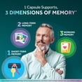 thumbnail image 4 of (2 pack) Neuriva Memory 3D Brain Supplements for Memory and Focus, Vitamin B12 & B6, Folic Acid, 30 Count Capsules, 4 of 12