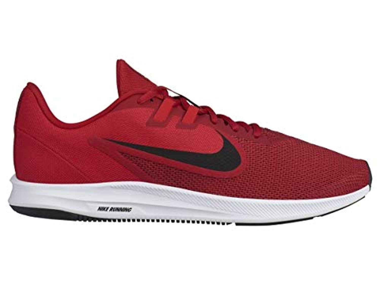 Nike Men's Downshifter 9 Sneaker Gym BlackUniversity redWhite, 10.5