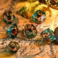 thumbnail image 3 of Juego de dados Maywin Dnd, juego de dados de ojo de dragón, juego de dados Ttrpg, dados de juego de dragones y mazmorras, 3 of 5
