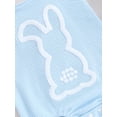 thumbnail image 5 of Baby Girl Boy Easter Outfit Sleeveless Romper Bunny Embroidery Jumpsuit Infant Bodysuit Summer Clothes, 5 of 7