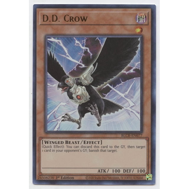 Yu-Gi-Oh! D.D. Cuervo BLCR-EN077 Ultra Raro 1ra Edición