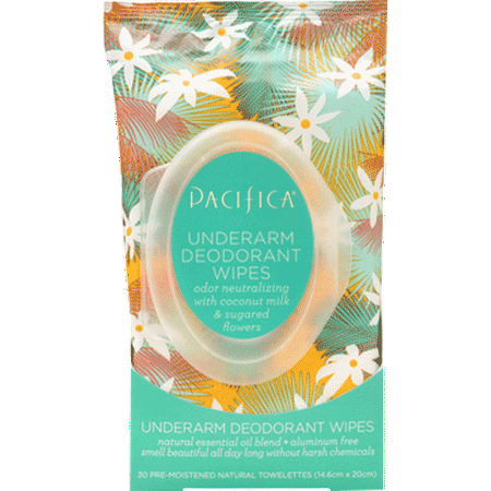Coconut Milk & Sugared Flowers Underarm Deodorant WipesDeodorant Wipes by Pacifica